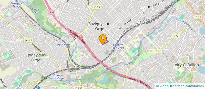localisation de l'entreprise MONSIEUR MOKRANE BELABED à SAVIGNY-SUR-ORGE