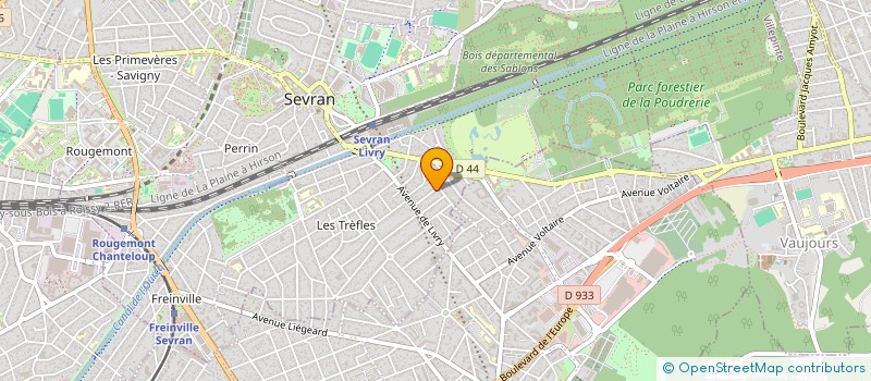 localisation de l'entreprise MONSIEUR MOKRANE BOUHARATI à SEVRAN