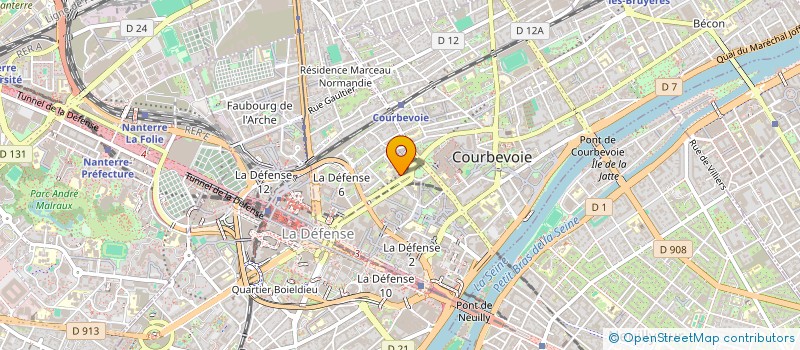 localisation de l'entreprise MONSIEUR MOKRANE BOUZEGHOUR à COURBEVOIE