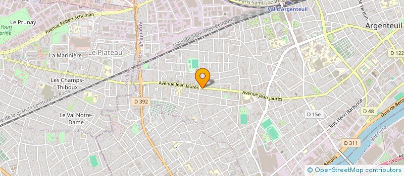 localisation de l'entreprise MONSIEUR MOKRANE GHANEM à ARGENTEUIL