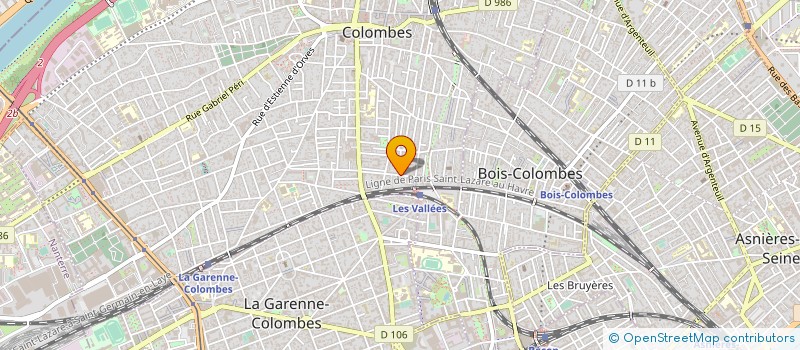 localisation de l'entreprise MONSIEUR MOKRANE GUERS à COLOMBES