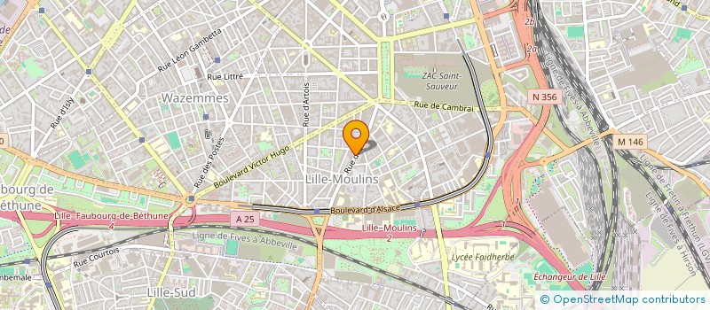 localisation de l'entreprise MONSIEUR MOKRANE HADJEB à LILLE