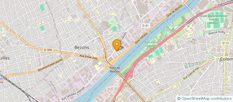 localisation de l'entreprise MONSIEUR MOKRANE HAMADOUCHE à BEZONS