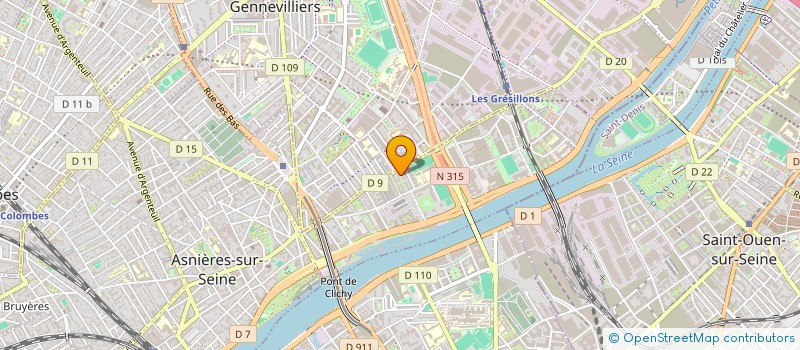 localisation de l'entreprise MONSIEUR MOKRANE HAMROUN  ASNIERES-SUR-SEINE