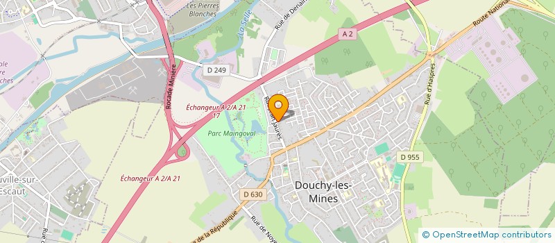 localisation de l'entreprise MONSIEUR MOKRANE LAOUARI à DOUCHY-LES-MINES