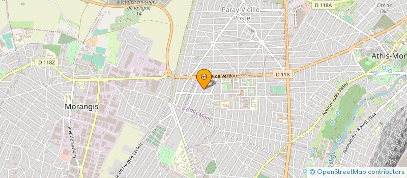localisation de l'entreprise MONSIEUR MOKRANE OUKHEDACCHE  ATHIS-MONS