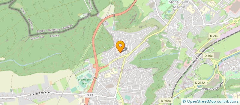 localisation de l'entreprise MONSIEUR MOKRANE TEMMAR  MONT-SAINT-MARTIN