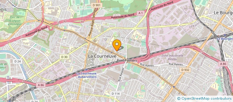 localisation de l'entreprise MONSIEUR MOKRANE TIFAOUI à LA COURNEUVE