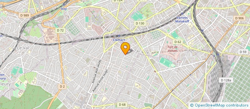 localisation de l'entreprise MONSIEUR MOKTAR BADAROU à CLAMART