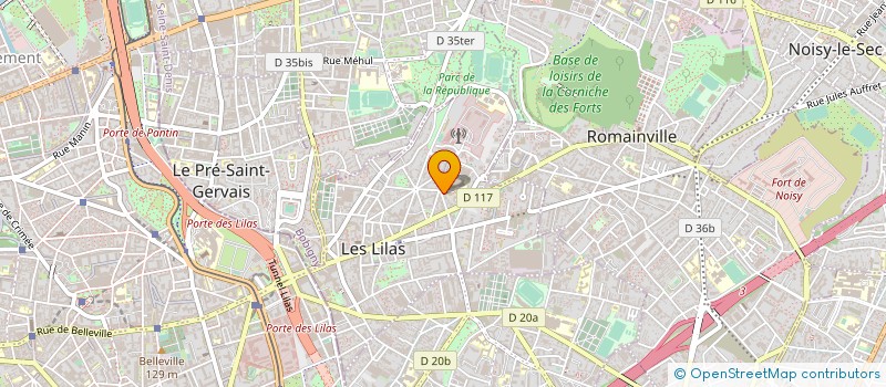 localisation de l'entreprise MONSIEUR MOKTAR BEN HAJ à LES LILAS