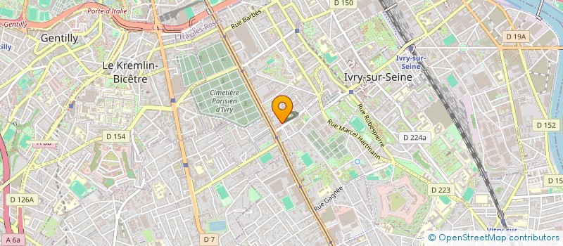 localisation de l'entreprise MONSIEUR MOKTAR BEN JRAD à IVRY-SUR-SEINE