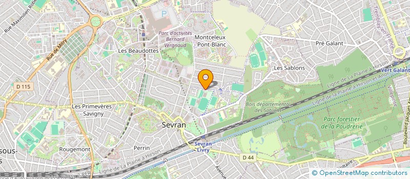 localisation de l'entreprise MONSIEUR MOKTAR BENZOUAOUI à SEVRAN