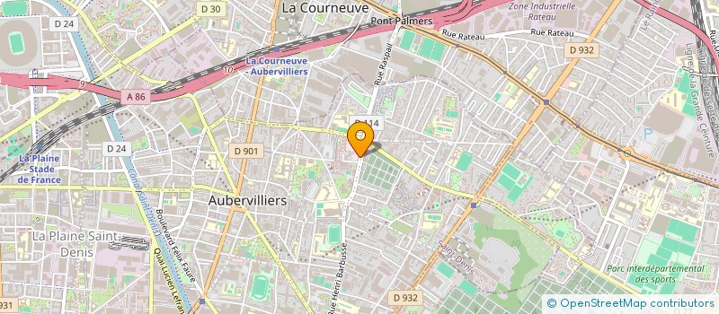 localisation de l'entreprise MONSIEUR MOKTAR CAMARA à AUBERVILLIERS