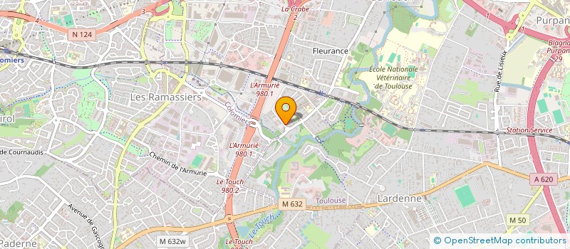 localisation de l'entreprise MONSIEUR MOKTAR CHALAL  TOULOUSE