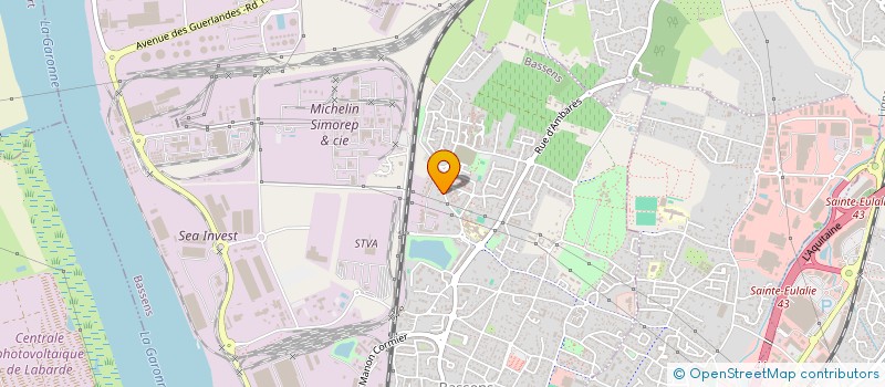 localisation de l'entreprise MONSIEUR MOKTAR HAMIDA  BASSENS