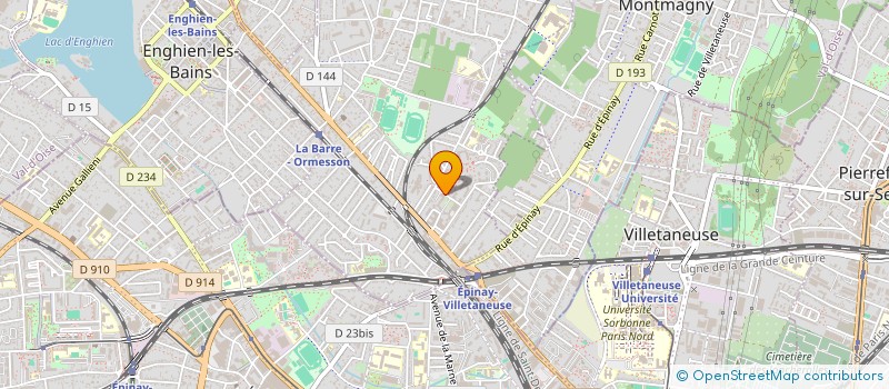 localisation de l'entreprise MONSIEUR MOKTAR RAIS ALI  DEUIL-LA-BARRE