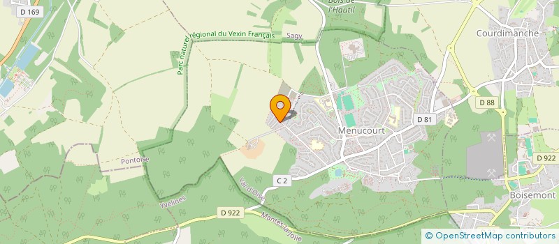 localisation de l'entreprise MONSIEUR MOKUBA GABRIEL LESAMBO  MENUCOURT