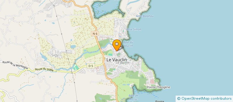 localisation de l'entreprise MONSIEUR MOLANGE PANIER  LE VAUCLIN