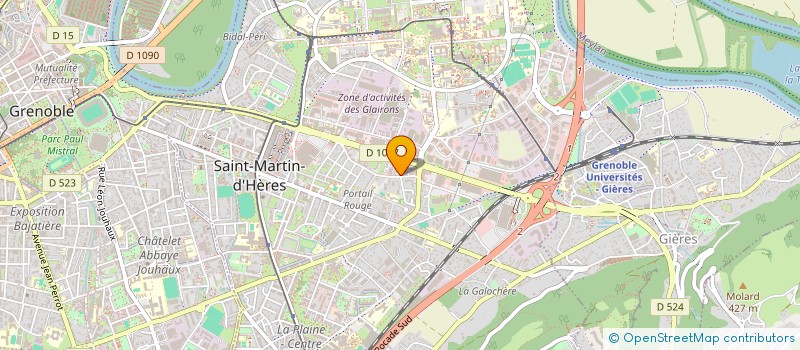 localisation de l'entreprise MONSIEUR MOLLARD LAURENT  SAINT-MARTIN-D'HERES