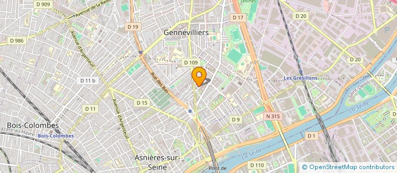 localisation de l'entreprise MONSIEUR MOMAN ABDALLAH  MOHAMAD à GENNEVILLIERS