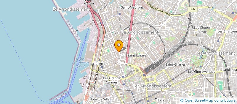 localisation de l'entreprise MONSIEUR MOMAR CISS  MARSEILLE