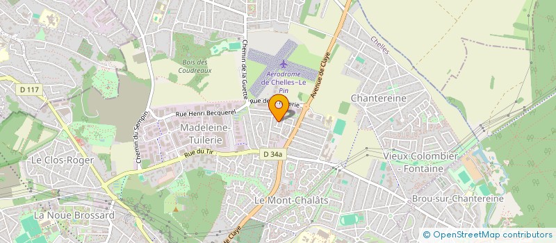 localisation de l'entreprise MONSIEUR MOMAR SECK  CHELLES