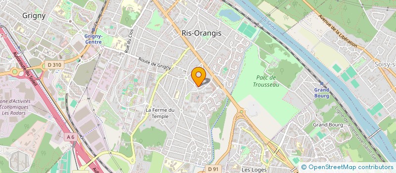 localisation de l'entreprise MONSIEUR MOMBENGALA EMONINGE à RIS-ORANGIS