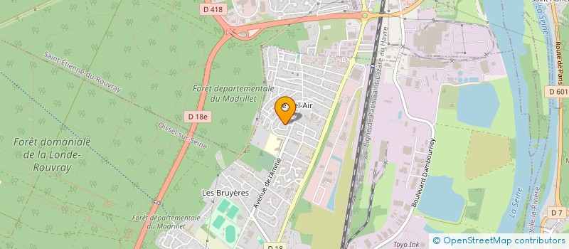 localisation de l'entreprise MONSIEUR MOMBLE MOMBLE  OISSEL