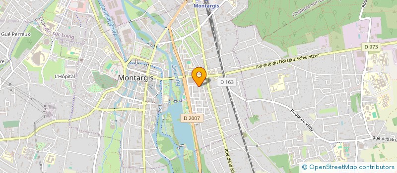 localisation de l'entreprise MONSIEUR MOMBOHI DJON à MONTARGIS