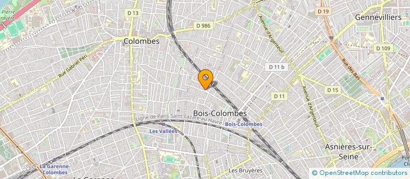 localisation de l'entreprise MONSIEUR MOMODOU SANNEH à BOIS-COLOMBES