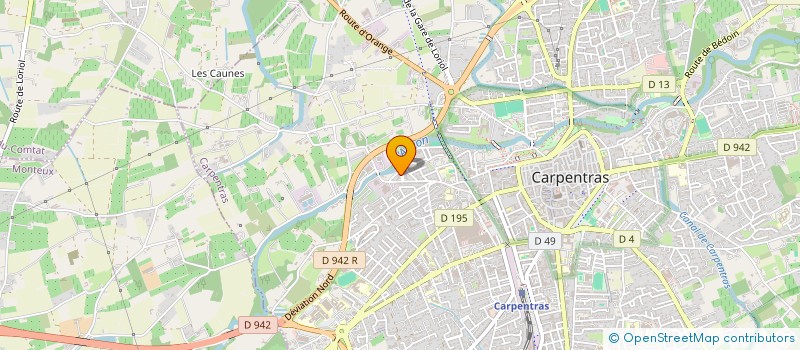 localisation de l'entreprise MONSIEUR MONAIM AHACHAU  CARPENTRAS