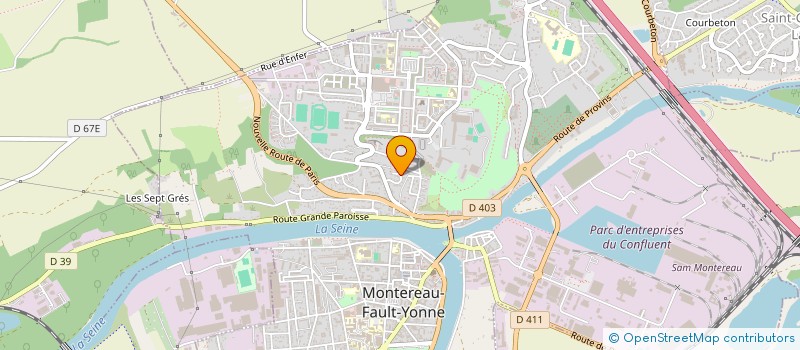 localisation de l'entreprise MONSIEUR MONCEF ABDELWAHED  MONTEREAU-FAULT-YONNE