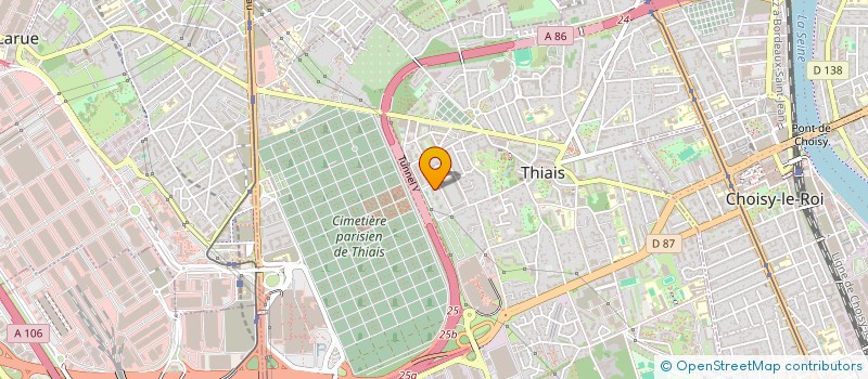 localisation de l'entreprise MONSIEUR MONCEF BEDIRA  THIAIS