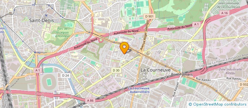 localisation de l'entreprise MONSIEUR MONCEF BEN LAHABIB à LA COURNEUVE