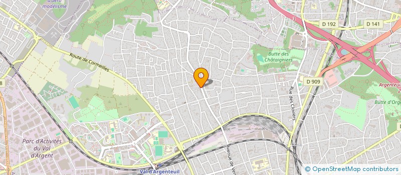 localisation de l'entreprise MONSIEUR MONCEF BOUHLILA  ARGENTEUIL