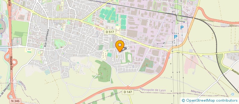 localisation de l'entreprise MONSIEUR MONCEF BRAHIMI  MEYZIEU