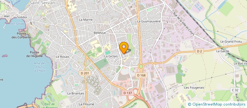 localisation de l'entreprise MONSIEUR MONCEF CHRABEKH  SAINT-MALO