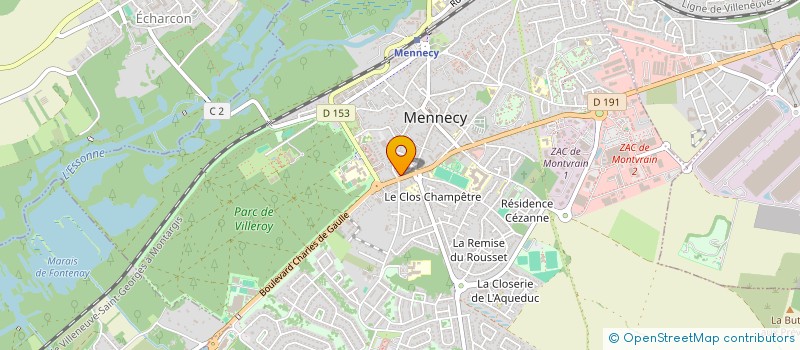 localisation de l'entreprise MONSIEUR MONCEF DJAFRI à MENNECY