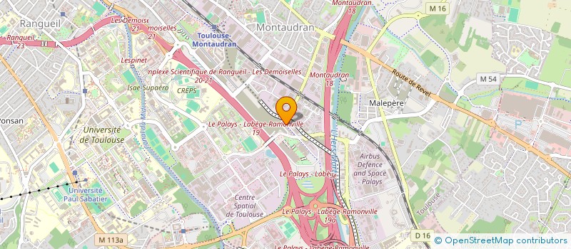 localisation de l'entreprise MONSIEUR MONCEF DJELLALI  TOULOUSE