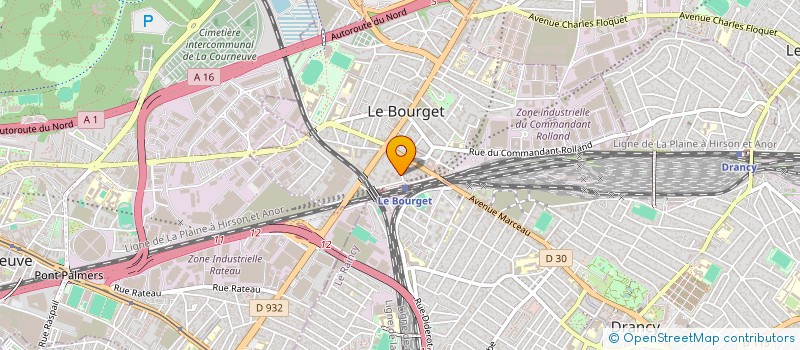 localisation de l'entreprise MONSIEUR MONCEF GHAZI  LE BOURGET