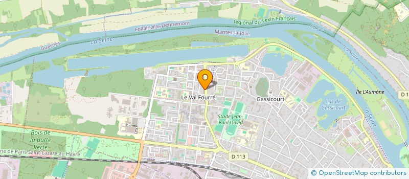 localisation de l'entreprise MONSIEUR MONCEF HAJJI  MANTES-LA-JOLIE