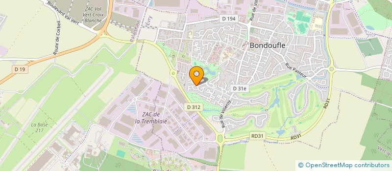 localisation de l'entreprise MONSIEUR MONCEF RAHBI  BONDOUFLE