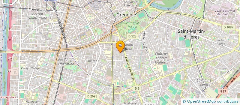 localisation de l'entreprise MONSIEUR MONCEF REZZIK EL MARHOUN à GRENOBLE