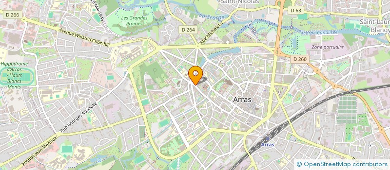 localisation de l'entreprise MONSIEUR MONCEF TISS à ARRAS
