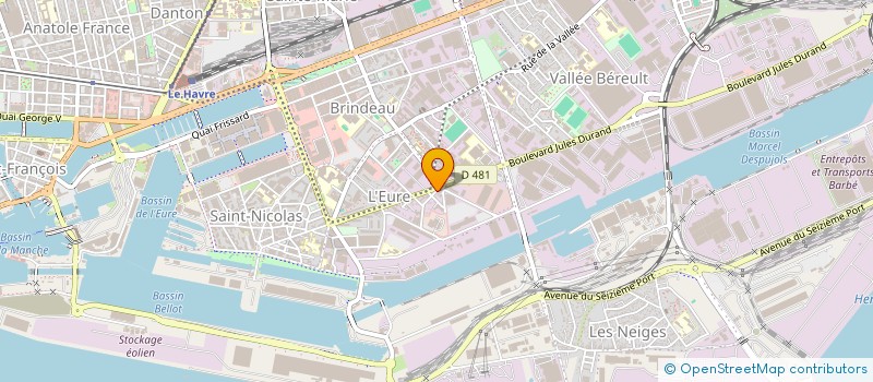 localisation de l'entreprise MONSIEUR MONCIF FADI  LE HAVRE