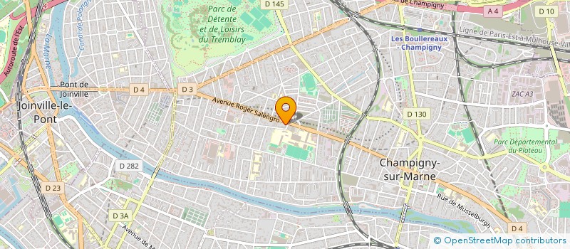 localisation de l'entreprise MONSIEUR MONDAY IBHAZOBE à CHAMPIGNY-SUR-MARNE