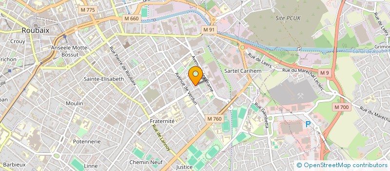 localisation de l'entreprise MONSIEUR MONDHER ALOUI  ROUBAIX