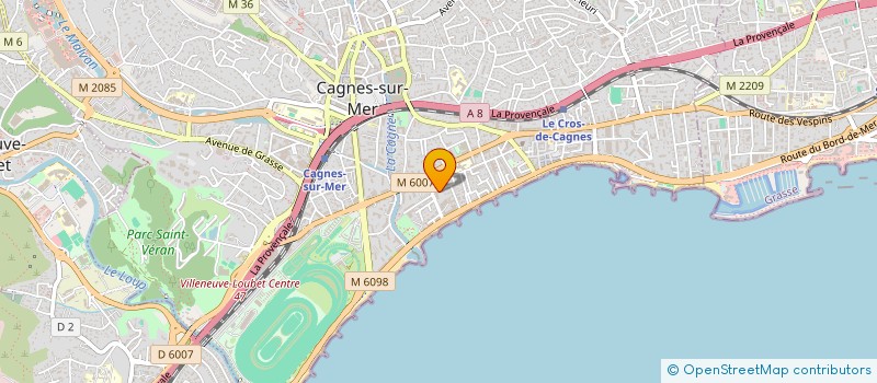 localisation de l'entreprise MONSIEUR MONDHER BELHADJ AMMAR à CAGNES-SUR-MER