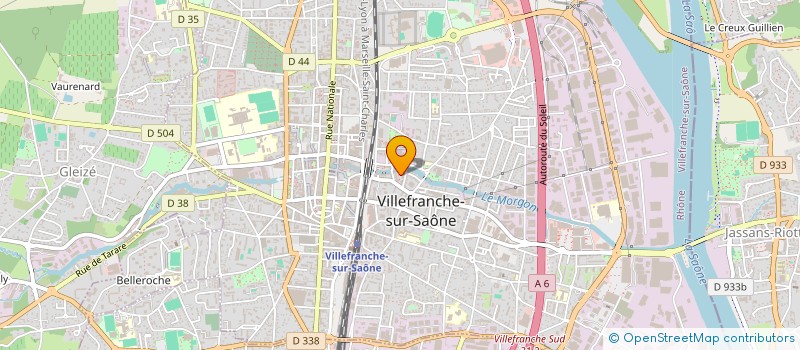 localisation de l'entreprise MONSIEUR MONDHER RAHALI  VILLEFRANCHE-SUR-SAONE