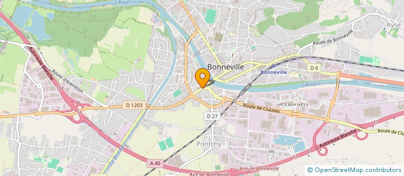 localisation de l'entreprise MONSIEUR MONDHER SALHI  BONNEVILLE